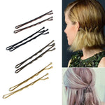 3 PCS Presilhas Femininas Pretas e Douradas Grampos de Cabelo Faixas Acessórios para Cabelo