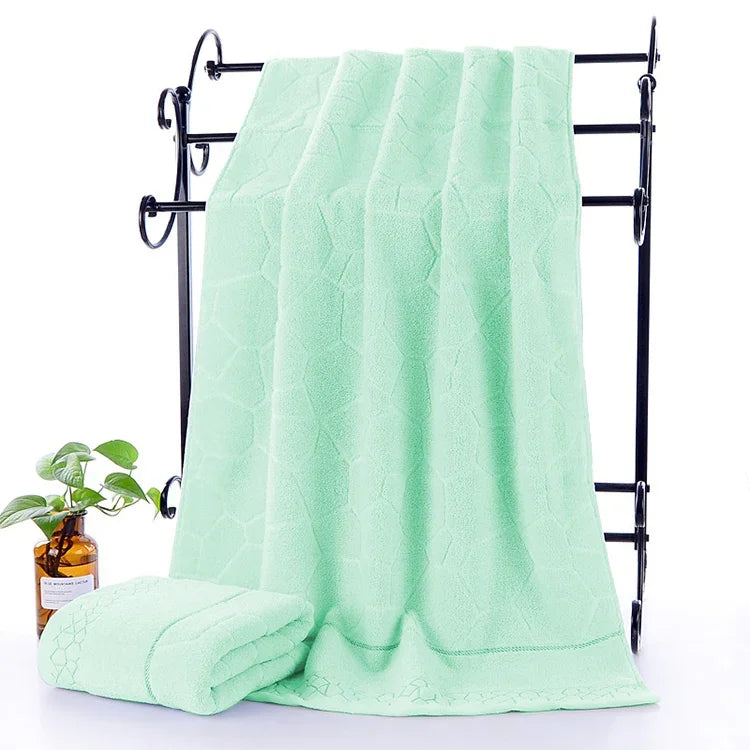 Toalha de Banho Jacquard Espessa para Adultos, Tamanho: 70 x 140cm