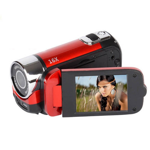 Câmara DV de Viagem Doméstica com Zoom Digital 16X, 16 Milhões de Pixels HD, Ficha US