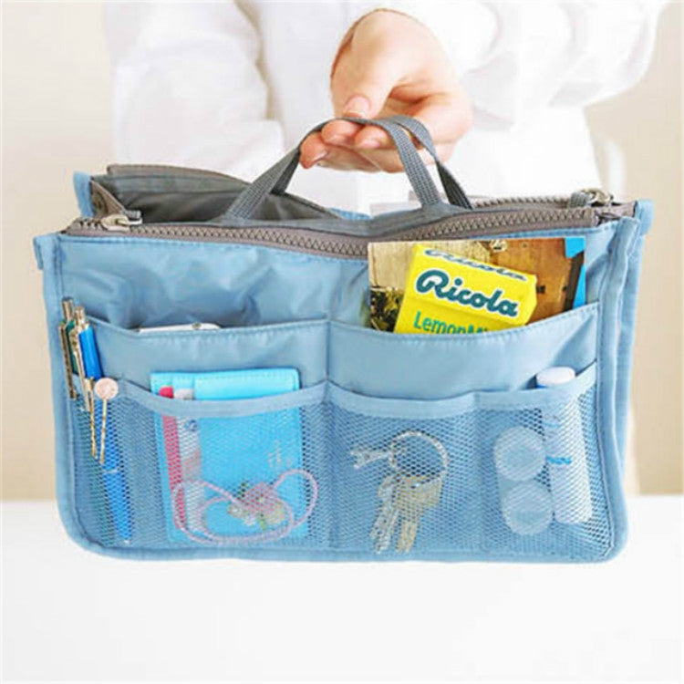 Mala de Viagem Dobrável Impermeável em Nylon, Grande Capacidade para Armazenamento de Diversos Itens