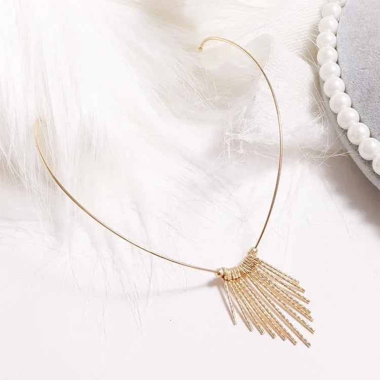 Faixas de Cabelo de Moda Feminina Faixas de Cabelo de Liga com Cristais Suporte Traseiro
