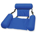 Rede Insuflável Dobrável com Encosto de Dupla Função, Cadeira Flutuante de Lazer com Drenagem para Correnteza, Sofá Cama Flutuante, Com Placa de Espuma, Sem Placa de Espuma