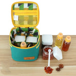 Conjunto de Frascos de Temperos CLS para Exterior, Frascos Portáteis para Temperos, Conjunto de Utensílios para Churrasco