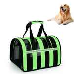 Bolsa Transportadora Diagonal Dobrável de Malha Respirável para Animais, S, M, L