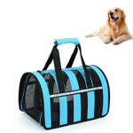 Bolsa Transportadora Diagonal Dobrável de Malha Respirável para Animais, S, M, L