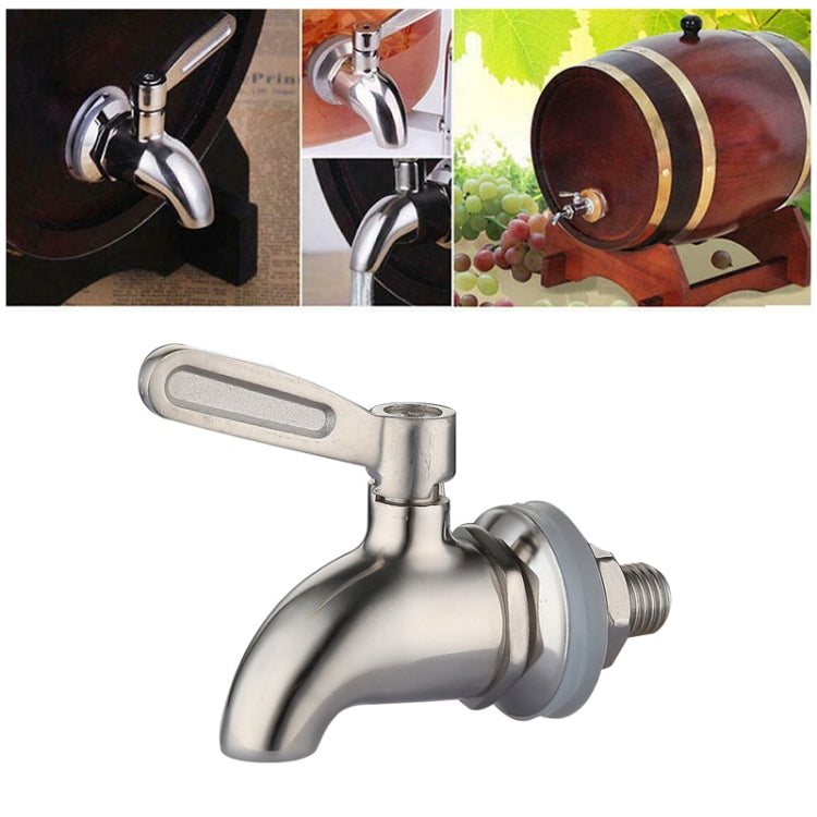 Dispensador de Bebidas Torneira de Barril de Vinho Torneira de Aço Inoxidável para Café e Sumo, 12mm, 16mm