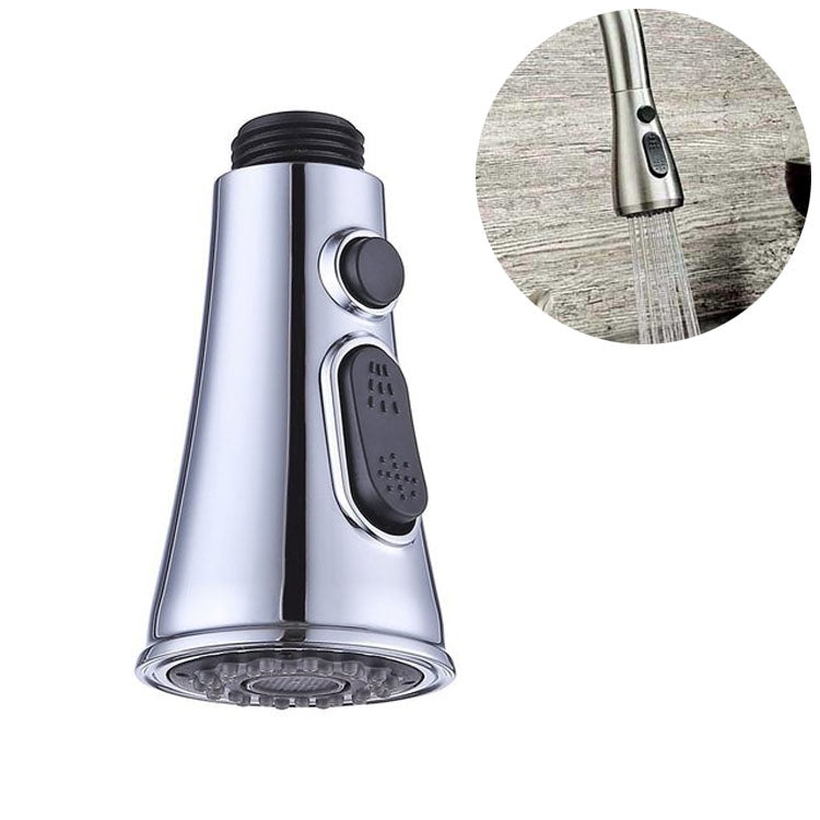 Interruptor de Botão de Chifre de Cozinha Torneira Pausável Pulverizador de Água Bico Economizador de Água Filtro, Revestimento CP, Desenho BN