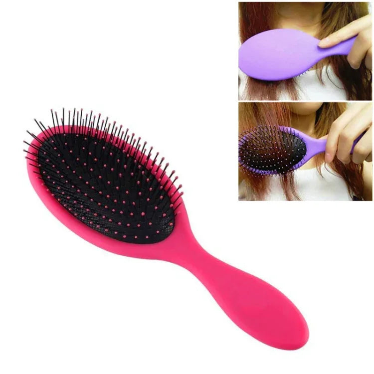 Escova de Cabelo Suave para Mulheres Pente de Salão para Penteados Escova de Massagem para Couro Cabeludo Molhado e Seco