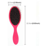 Escova de Cabelo Suave para Mulheres Pente de Salão para Penteados Escova de Massagem para Couro Cabeludo Molhado e Seco