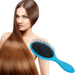 Escova de Cabelo Suave para Mulheres Pente de Salão para Penteados Escova de Massagem para Couro Cabeludo Molhado e Seco