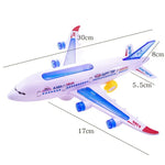 Brinquedos de Avião Modelo Elétrico com Luz e Música, Brinquedo para Crianças DIY Avião Presente