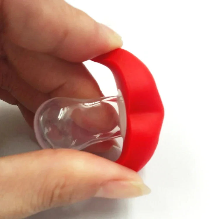 3 Peças de Chupetas para Recém-nascidos com Bico Vermelho, Chupetas Divertidas de Silicone para Bebé, Mordedores e Calmantes