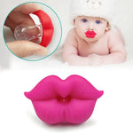 3 Peças de Chupetas para Recém-nascidos com Bico Vermelho, Chupetas Divertidas de Silicone para Bebé, Mordedores e Calmantes