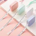 Fita Métrica Mini Portátil de Couro Bonita de 1,5M, Fita Métrica 1,5M