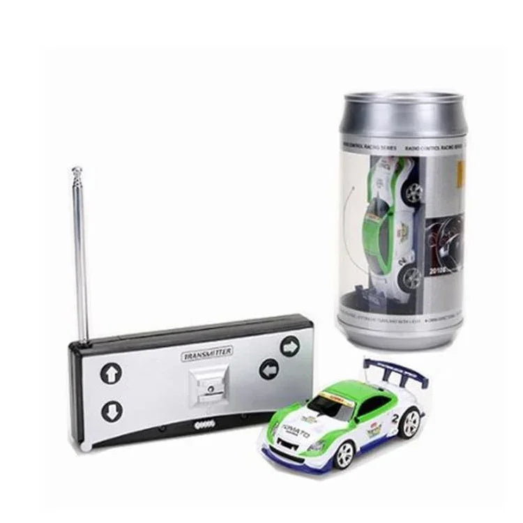 Carro RC Mini em Forma de Lata de Coca-Cola, Controlo Remoto Rádio, Micro Carro de Corrida, Verde+Branco, Preto, Verde, Vermelho, Azul, Amarelo, Dourado, Preto+Laranja
