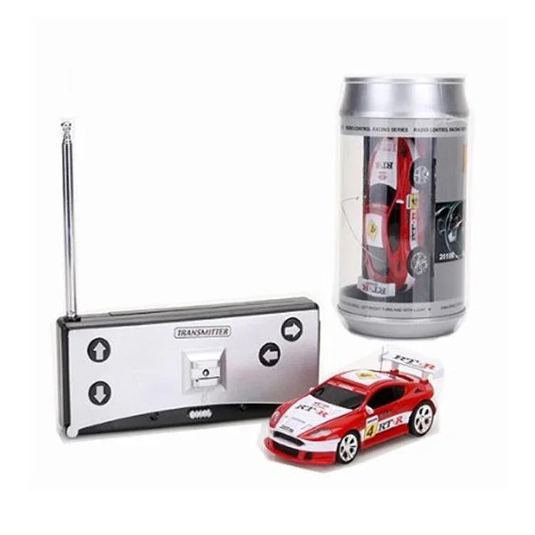Carro RC Mini em Forma de Lata de Coca-Cola, Controlo Remoto Rádio, Micro Carro de Corrida, Verde+Branco, Preto, Verde, Vermelho, Azul, Amarelo, Dourado, Preto+Laranja