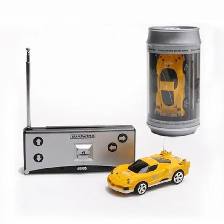 Carro RC Mini em Forma de Lata de Coca-Cola, Controlo Remoto Rádio, Micro Carro de Corrida, Verde+Branco, Preto, Verde, Vermelho, Azul, Amarelo, Dourado, Preto+Laranja