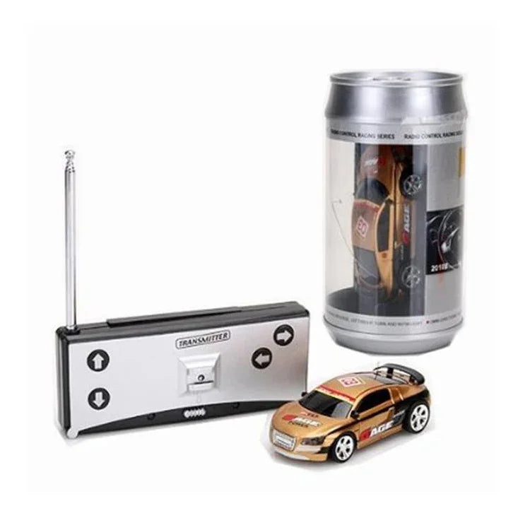 Carro RC Mini em Forma de Lata de Coca-Cola, Controlo Remoto Rádio, Micro Carro de Corrida, Verde+Branco, Preto, Verde, Vermelho, Azul, Amarelo, Dourado, Preto+Laranja
