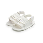 Sandálias de Bebé Casuais de Moda em PU com Franjas, 11cm/76g, 12cm/83g, 13cm/93g