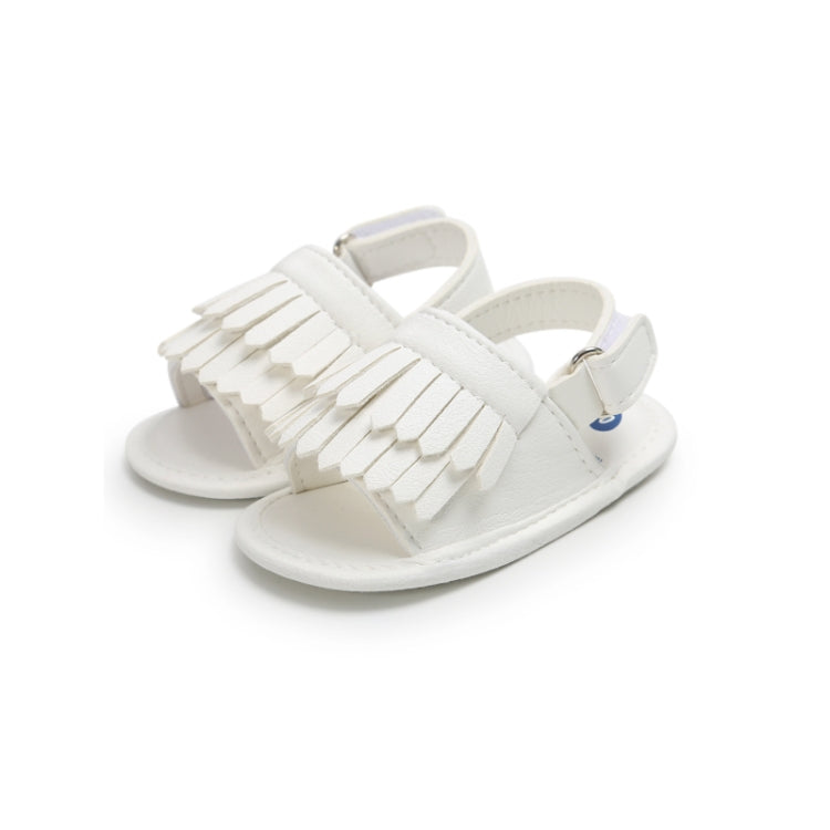 Sandálias de Bebé Casuais de Moda em PU com Franjas, 11cm/76g, 12cm/83g, 13cm/93g
