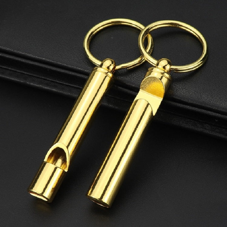 2 PCS Chaveiro Abridor de Garrafas com Apito de Metal Criativo Multifuncional, Dourado, Prateado