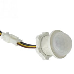 Luz Noturna Sensível LED com Sensor de Movimento por Infravermelhos para Interior e Exterior, Interruptor PIR com Atraso de Tempo, AC 220V