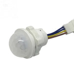 Luz Noturna Sensível LED com Sensor de Movimento por Infravermelhos para Interior e Exterior, Interruptor PIR com Atraso de Tempo, AC 220V