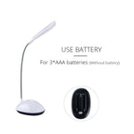 2 unidades de candeeiros de mesa flexíveis ajustáveis portáteis para leitura no quarto, luz noturna LED para crianças, branco, rosa, azul, verde