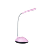 2 unidades de candeeiros de mesa flexíveis ajustáveis portáteis para leitura no quarto, luz noturna LED para crianças, branco, rosa, azul, verde