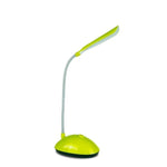 2 unidades de candeeiros de mesa flexíveis ajustáveis portáteis para leitura no quarto, luz noturna LED para crianças, branco, rosa, azul, verde