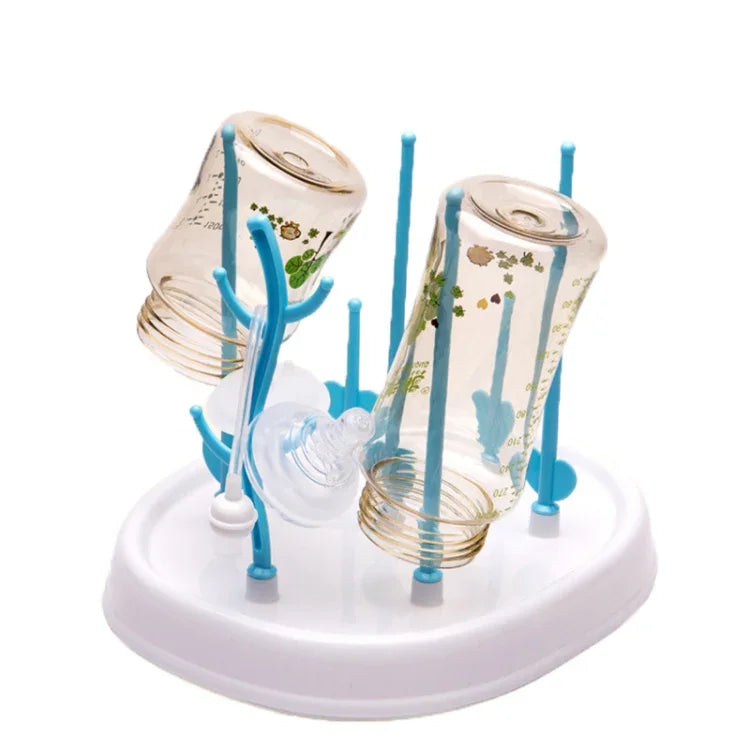 Suporte para Secar Biberões em Forma de Árvore Simples, Secador de Limpeza Destacável, Útil, Suporte para Biberão, Chupeta e Tetina para Bebé