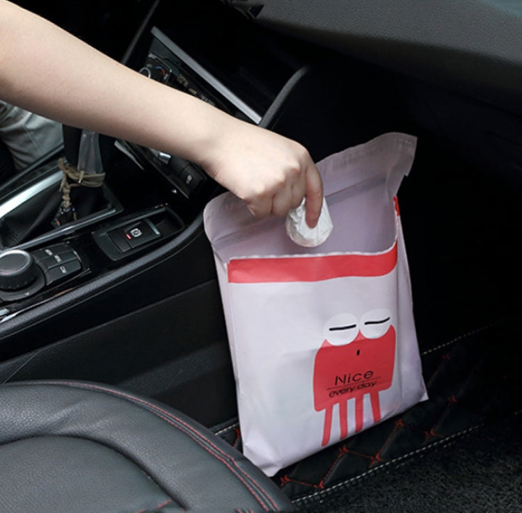 15 Peças de Sacos de Lixo Criativos e Bonitos para Carro, Tipo Adesivo para Limpeza do Interior do Veículo
