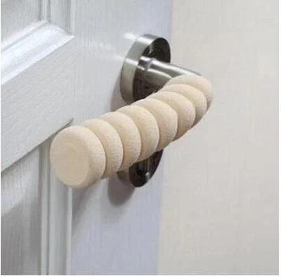 Capa de Segurança para Puxador de Porta para Crianças, Almofada Espiral Anti-colisão, Manga Protetora para Puxador de Porta