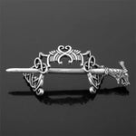 Grampos de Cabelo Grandes com Nós Celtas Coroa Joalharia Vintage Runas Vikings Grampos de Cabelo para Mulheres Meninas Acessórios de Pente e Presilha