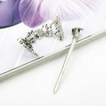 Grampos de Cabelo Grandes com Nós Celtas Coroa Joalharia Vintage Runas Vikings Grampos de Cabelo para Mulheres Meninas Acessórios de Pente e Presilha