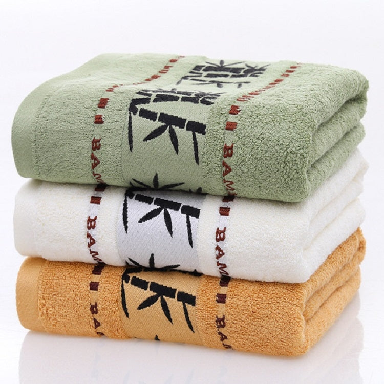 Toalha de Banho para Adultos de Fibra de Bambu, Tinta de Bambu, Lisa, Grossa, Absorvente e Macia