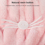 Touca de Cabelo para Secar com Orelhas de Gato em Fleece Coral Macio e Absorvente, Touca de Duche para Adultos Reforçada
