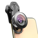 APEXEL APL-HB195 Lente Olho de Peixe Profissional HD Externa Universal para Telemóvel 195 Graus, Olho de Peixe 195 Graus