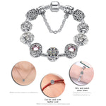 Women Fashion Simple Panjia Opal Crystal Alloy Bracelet, 17cm, 18cm, 19cm, 20cm