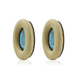 2 PCS Protetores de Couro de Carneiro para Auscultadores BOSE QC 15 / 25 / 35