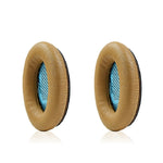 2 PCS Protetores de Couro de Carneiro para Auscultadores BOSE QC 15 / 25 / 35