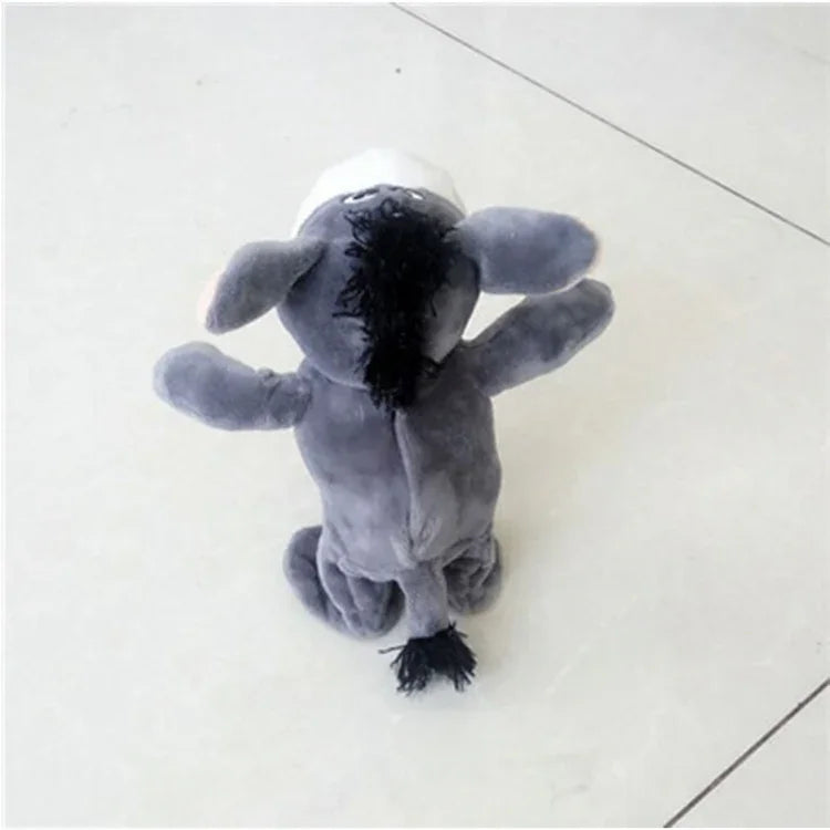 Brinquedo Interativo Eletrónico para Animais de Estimação, Burro Pequeno Inteligente que Anda e Fala, Presente de Aniversário para Crianças, Burro Pequeno