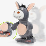 Brinquedo Interativo Eletrónico para Animais de Estimação, Burro Pequeno Inteligente que Anda e Fala, Presente de Aniversário para Crianças, Burro Pequeno