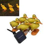 Lâmpada Decorativa Solar de Pátio Exterior em Forma de Pato