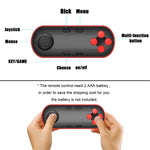 Comando de Jogo Bluetooth Inteligente Sem Fios para Óculos de Realidade Virtual 3D VR, Joystick, Compatível com Android / IOS, Branco, Preto