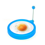 Anel de Ovo Redondo de Silicone para Pequeno-almoço DIY Molde para Ovo Frito Anel para Panqueca Molde de Cozinha Antiaderente, Redondo, Azul, Redondo, Verde, Redondo, Laranja, Redondo, Vermelho