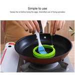 Anel de Ovo Redondo de Silicone para Pequeno-almoço DIY Molde para Ovo Frito Anel para Panqueca Molde de Cozinha Antiaderente, Redondo, Azul, Redondo, Verde, Redondo, Laranja, Redondo, Vermelho