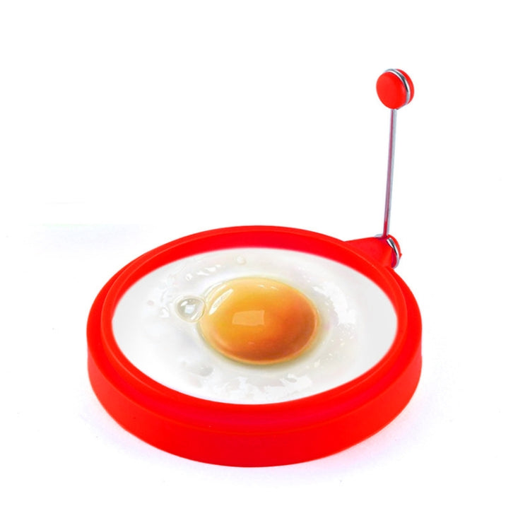 Anel de Ovo Redondo de Silicone para Pequeno-almoço DIY Molde para Ovo Frito Anel para Panqueca Molde de Cozinha Antiaderente, Redondo, Azul, Redondo, Verde, Redondo, Laranja, Redondo, Vermelho