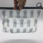 5 PCS Bolsa de Maquilhagem Transparente para Mulheres, Bolsa Cosmética Pequena e Grande em PVC, Conjunto Organizador para Banho e Lavagem