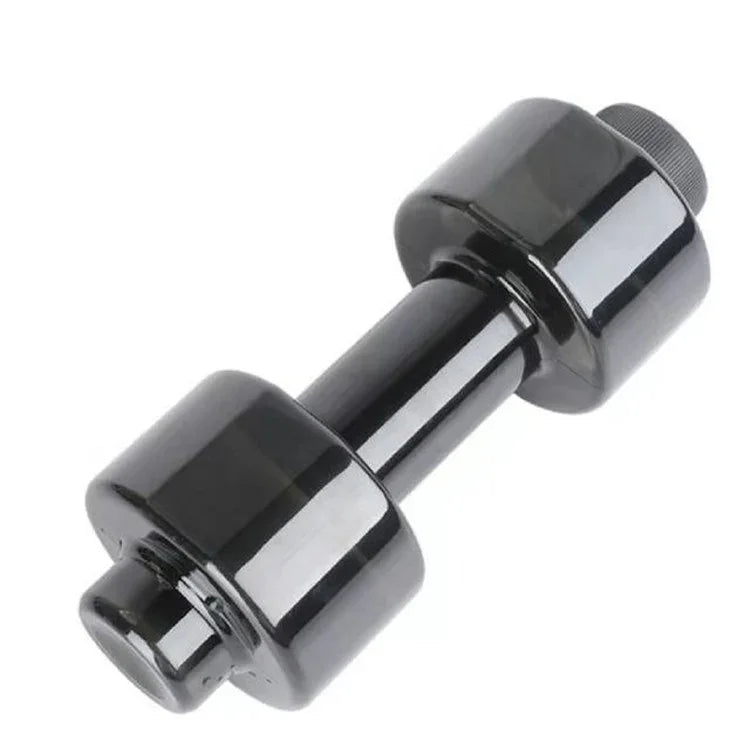 2 PCS Copo Haltere de 550ML, Garrafa Desportiva Fitness, Copo de Plástico com Personalidade